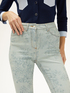 Printed denim skinny jeans image number 3