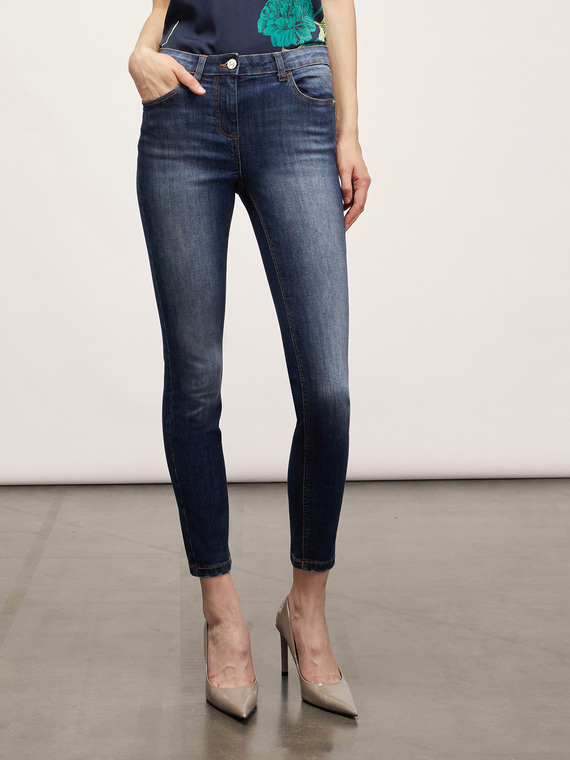 Gisele push-up skinny jeans