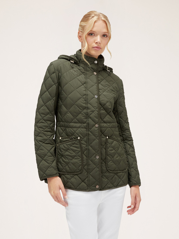 Padded jacket with hood