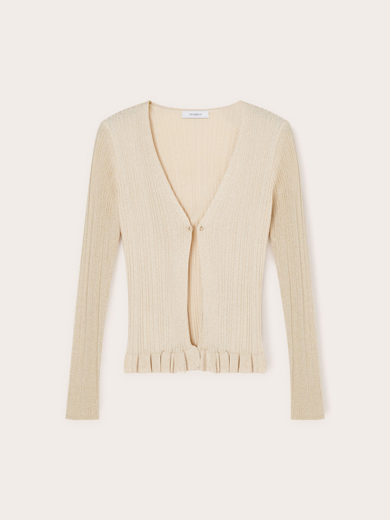 Lurex cardigan