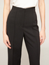 Solid-colour formal palazzo trousers image number 2