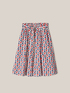 Geometrical patterned circle skirt image number 3