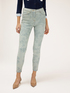Jeans skinny in denim stampato image number 2