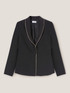 Giacca blazer monopetto con bordo gioiello image number 3