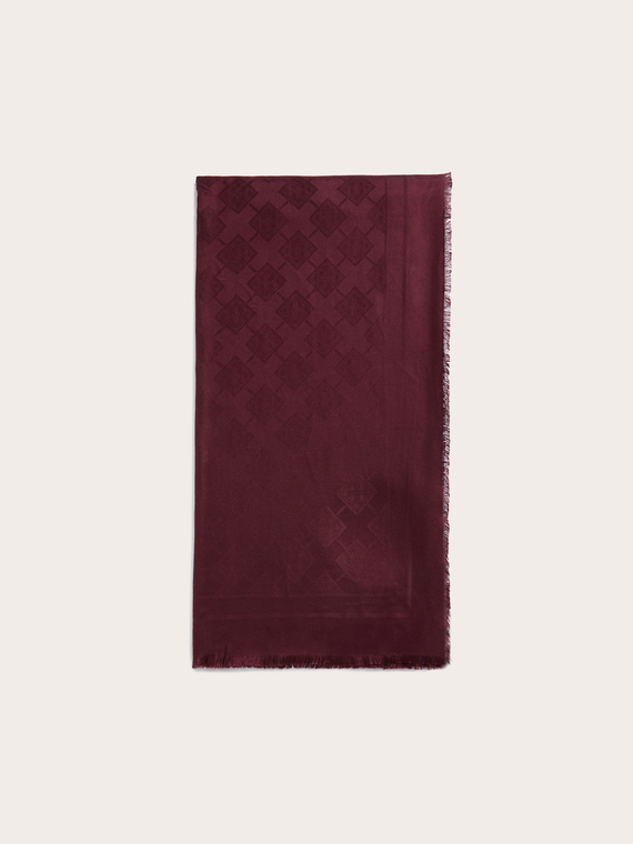 Viscose jacquard scarf