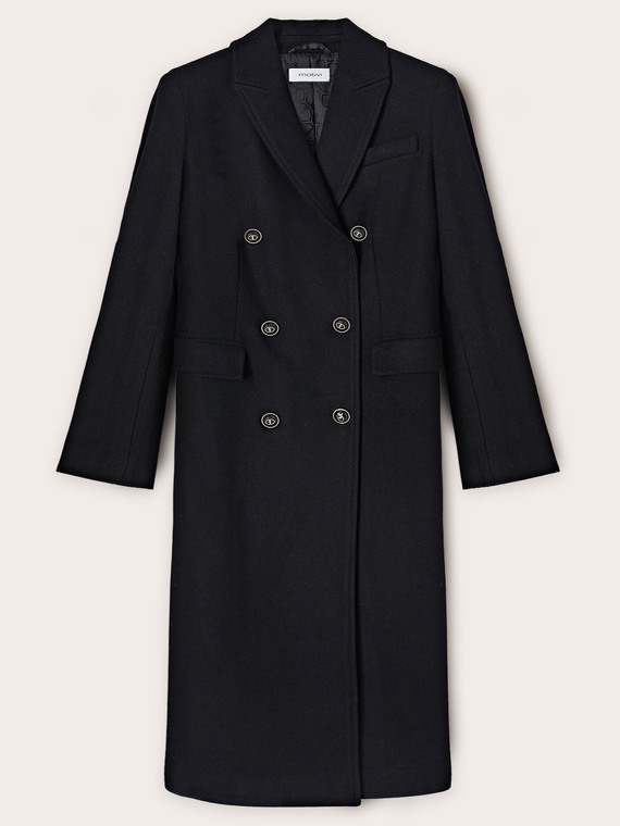 Double-breasted cloth coat