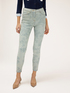 Printed denim skinny jeans image number 2