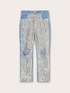 Jeans regular full paillettes image number 4