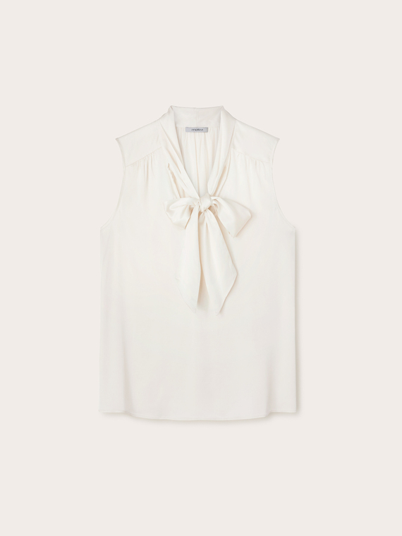 Top with satin bow