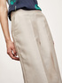 Pantaloni cropped effetto shantung image number 2