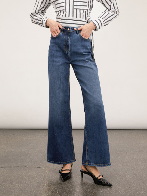 Jeans wide leg Lila