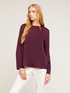 Blusa manica lunga in raso image number 0