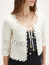 Cardigan in maglia crochet image number 2