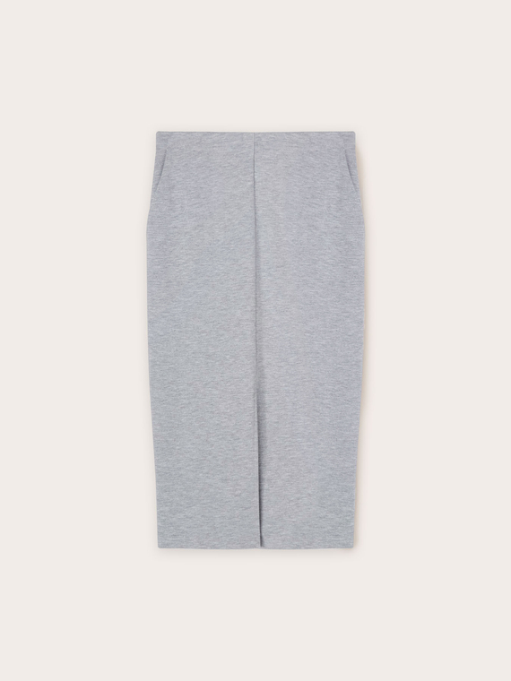 Fleece pencil skirt