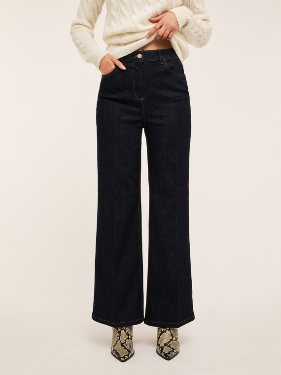 Jeans wide leg modello Lila