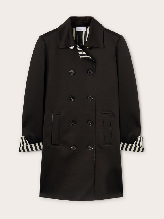 Neoprene hot sale trench coat