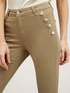 Skinny trousers with button feature image number 2