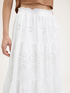 Broderie Anglaise flounced skirt image number 2