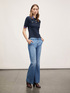 Jeans flare in denim leggero image number 3