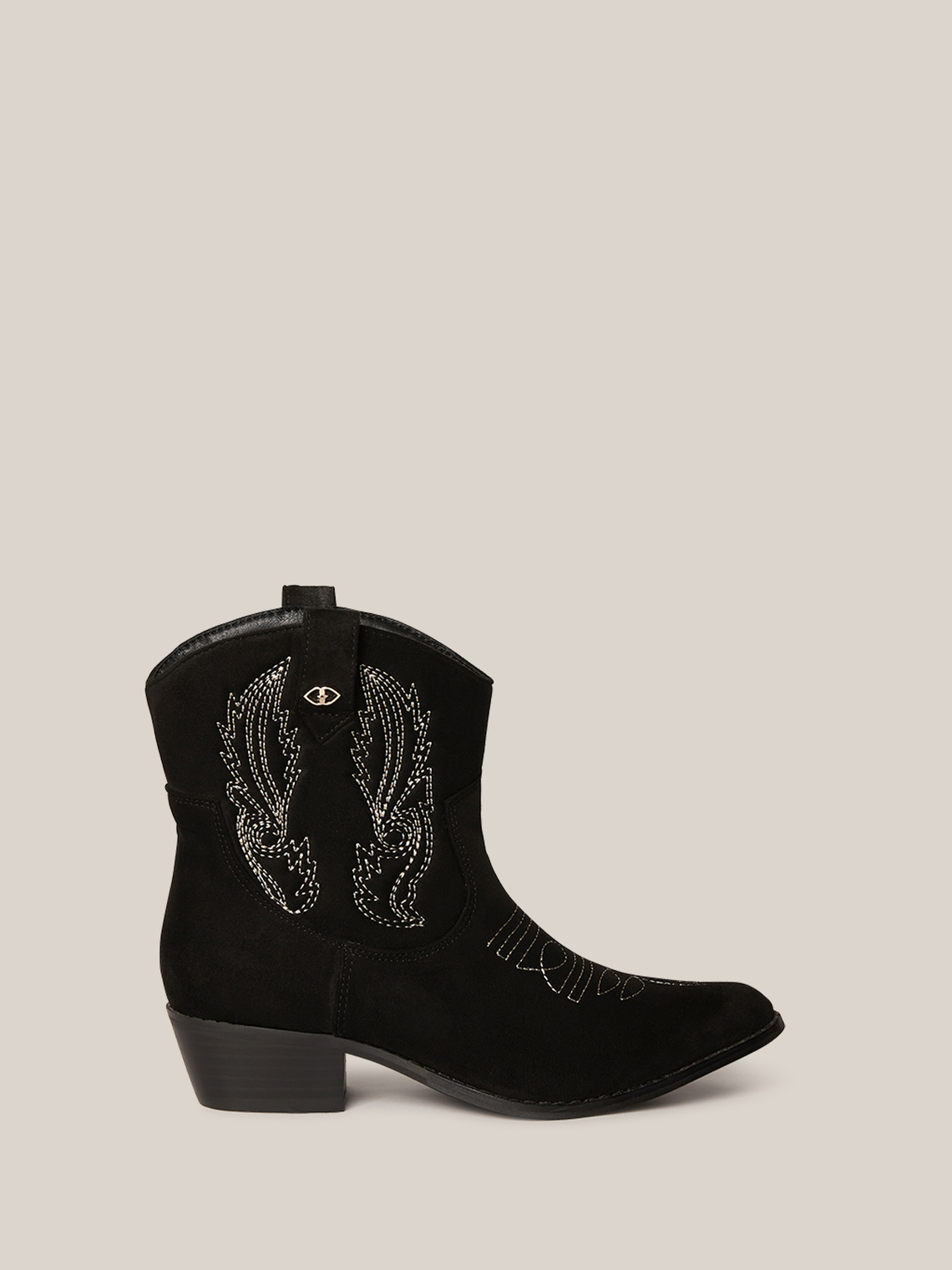 flat cowboy ankle boots