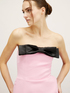 Vestito corto bustier con maxi fiocco image number 2