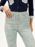 Jeans skinny in denim stampato image number 3