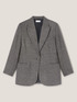 Blazer monopetto fantasia check image number 4