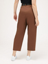 Trousers with pleats and belt image number 1