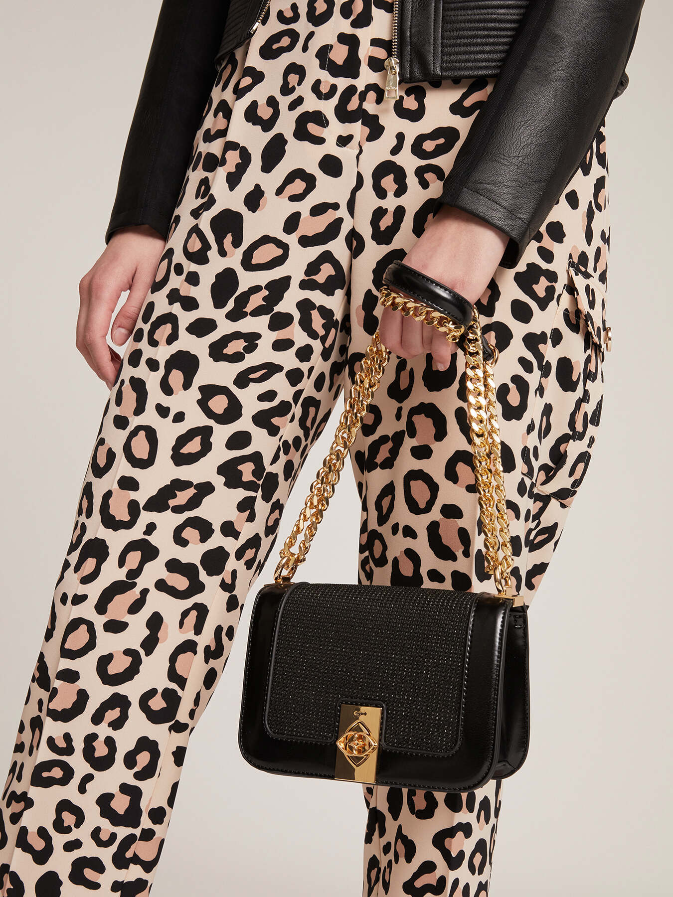 Animal print mini city bag hot sale