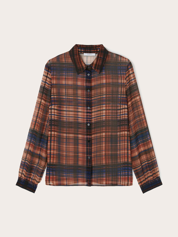 Flowing chequered shirt