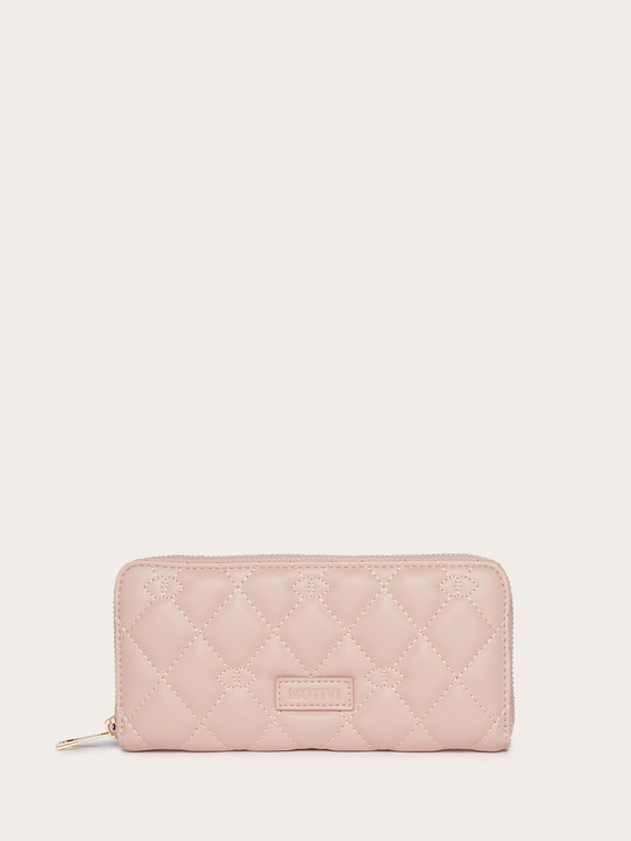 Quilted Zip Around purse