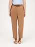 Carrot fit trousers with belt image number 1