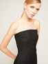 Vestito corto bustier in tweed lurex image number 3