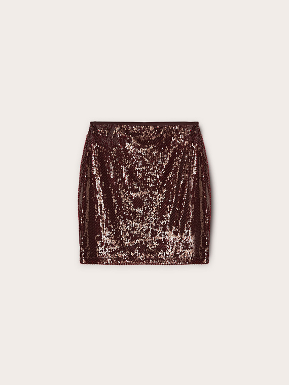 Sequin miniskirt