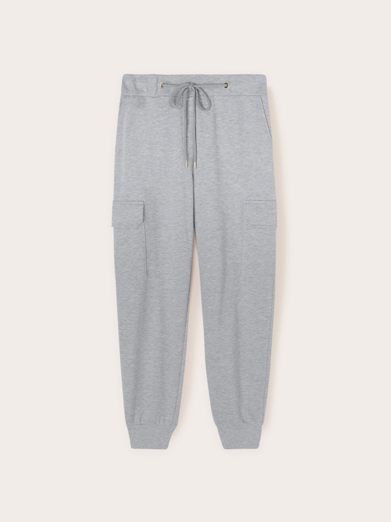 Fleece cargo joggers