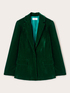 Giacca blazer in velluto liscio image number 4