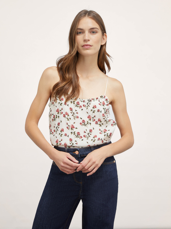 Floral pattern top