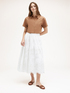 Broderie Anglaise flounced skirt image number 4