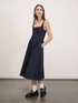 Vestito midi in denim image number 4