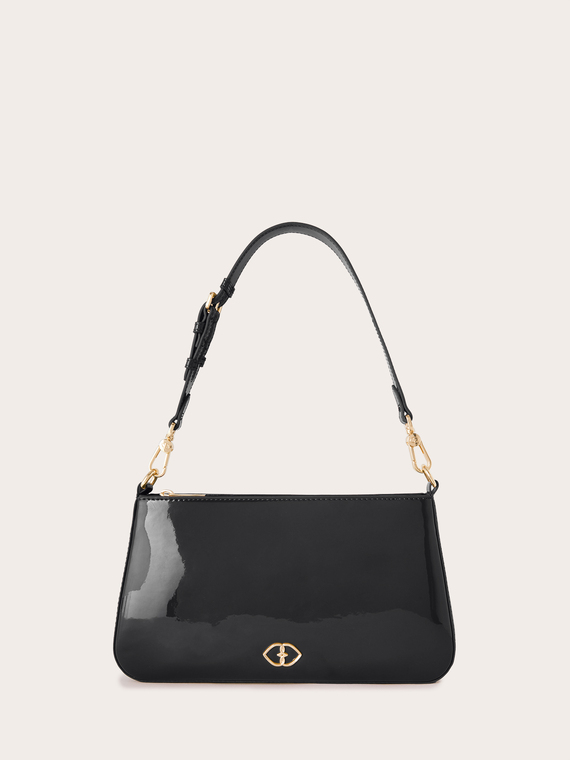 Patent shoulder bag