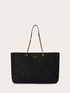 Shopping bag in tweed lurex image number 0