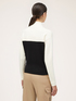 Cardigan bicolor con tasche image number 1