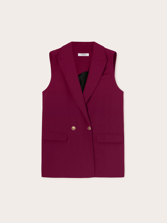 Gilet lungo in cady