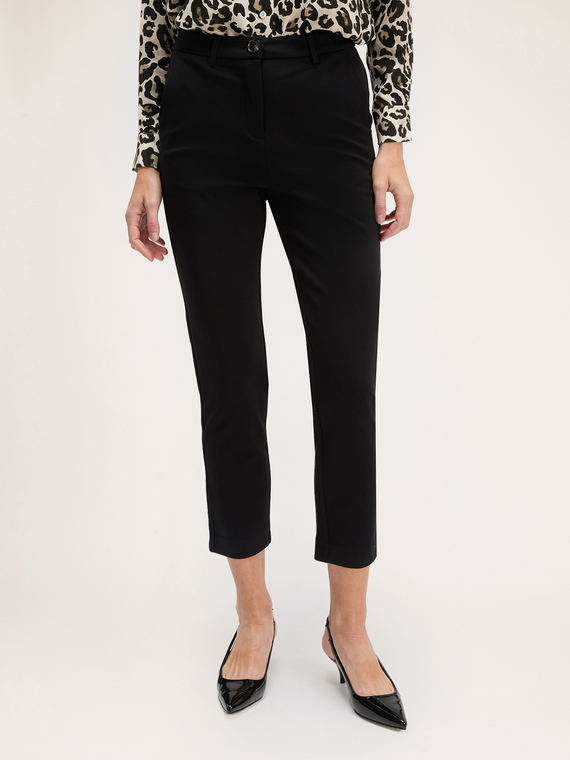 Pantalon regular en maille Milano