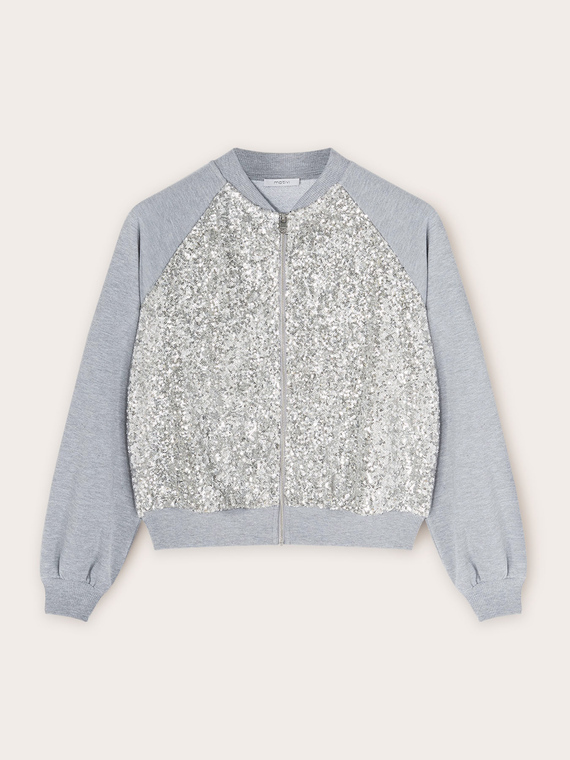 Sweatshirt with sequins