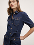 Vestito chemisier in denim image number 3