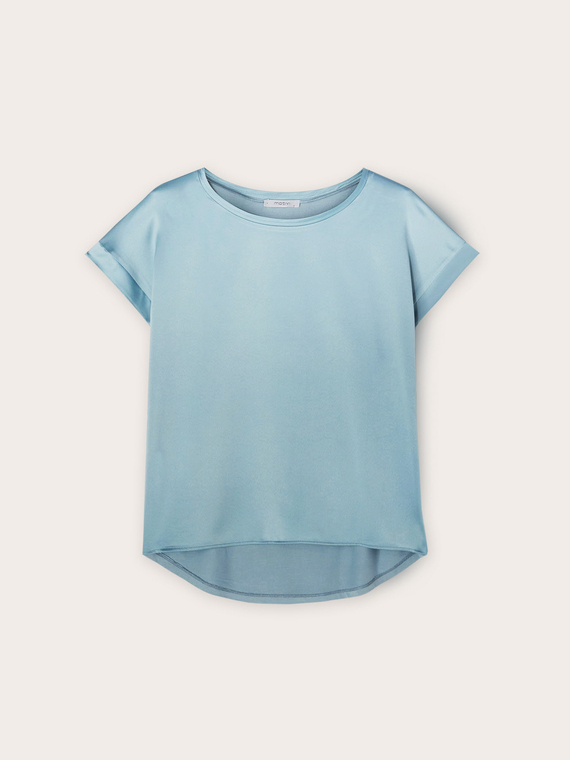 Dual fabric T-shirt