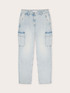 Jeans cargo light blue image number 4