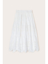 Broderie Anglaise flounced skirt image number 5