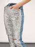 Jeans regular full paillettes image number 2